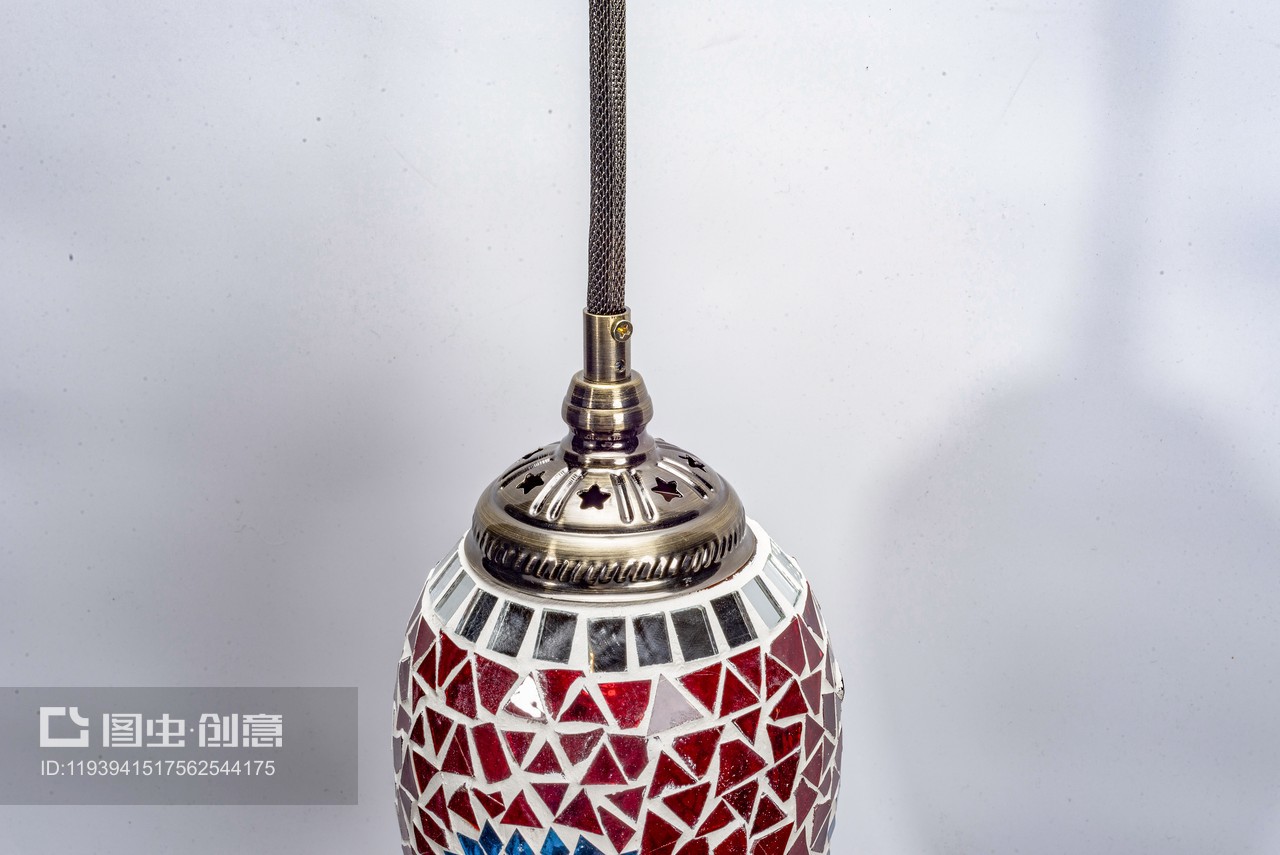 土耳其复古吊灯,玻璃马赛克贴片灯,摩洛哥风情灯